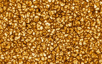 Cell-like structures on the surface of the sun
